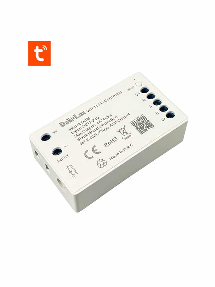 Controller Led WIFI RBGW Compatibile con Telecomando e App Tuya D016 Immagine principale del prodotto