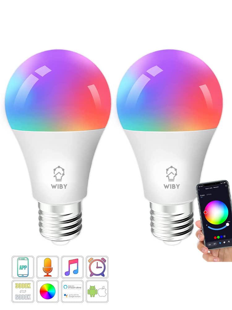 Lampadine LED Smart Inteligente WiFi A60 9W RGB & 2700K-6500K E27 Immagine principale del prodotto