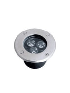 Faretto a led segnapasso calpestabile 3W IP65 Int. 75mm Est. 80mm