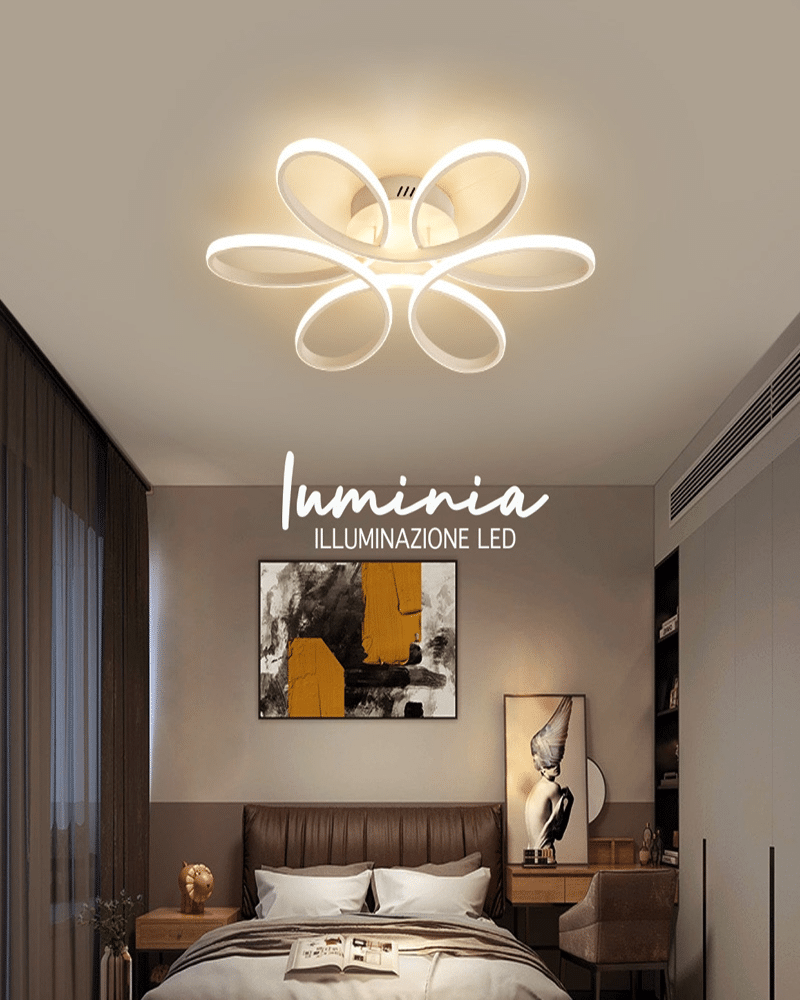 GIULIA FIORE 6801-6 Lampadario LED a Soffitto SMART Immagine principale del prodotto