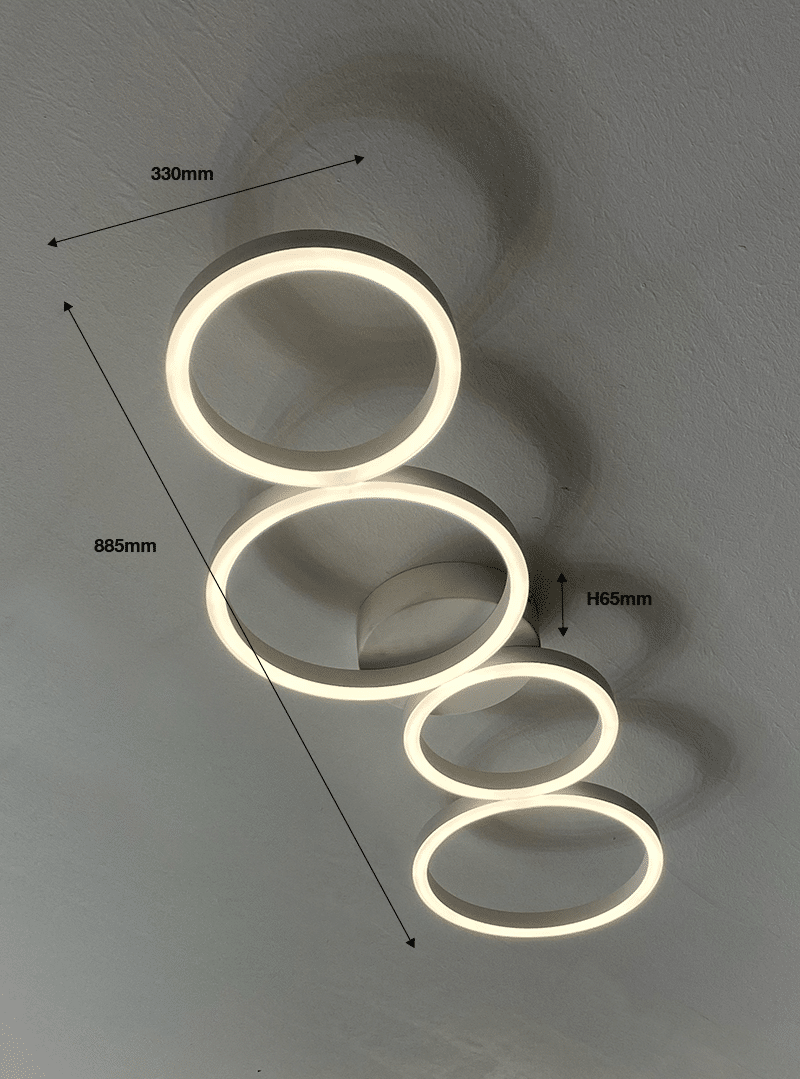 GIULIA PIANETA 67229 Lampadario LED a Soffitto Smart