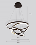 GIULIA PIANETA 6815-3  Lampadario LED a Sospensione SMART