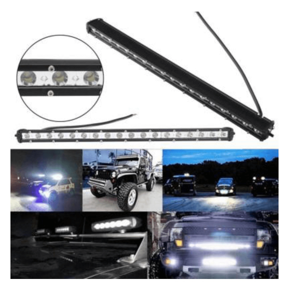 FARO LAVORO RETTANGOLARE 12-24V 54W