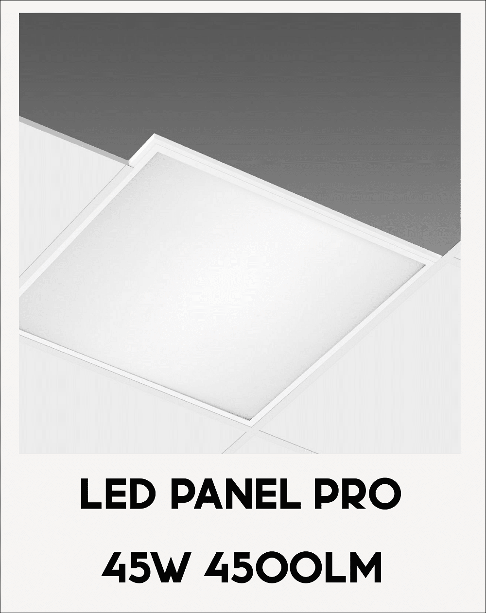 PANNELLO LED QUADRATO 45W PRO