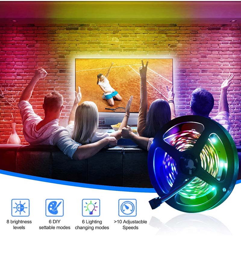 PROMO 2x1 STRISCIA LED RGB TIK TOK Immagine secondaria del prodotto