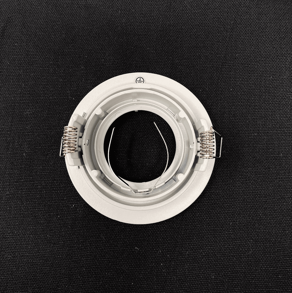 GHIERA ROTONDA BIANCA ORIENTABILE