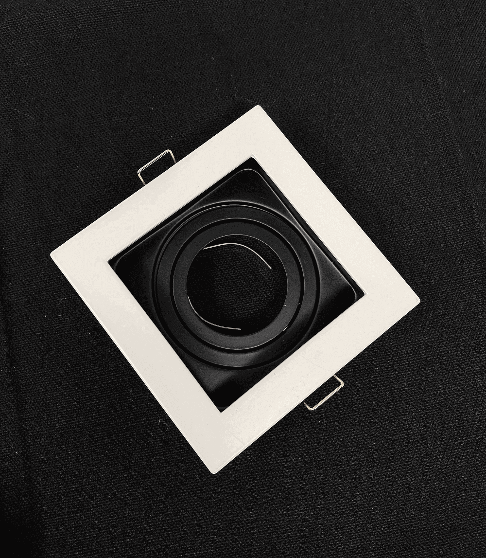 GHIERA QUADRATA BIANCA ORIENTABILE Immagine secondaria del prodotto