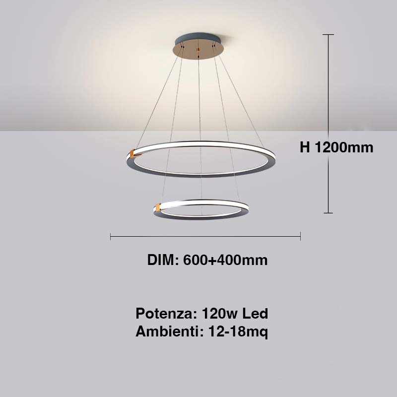 Giulia 9225-6 Lampadario LED a Sospensione SMART