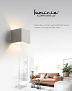 APPLIQUE CUBO BIANCO