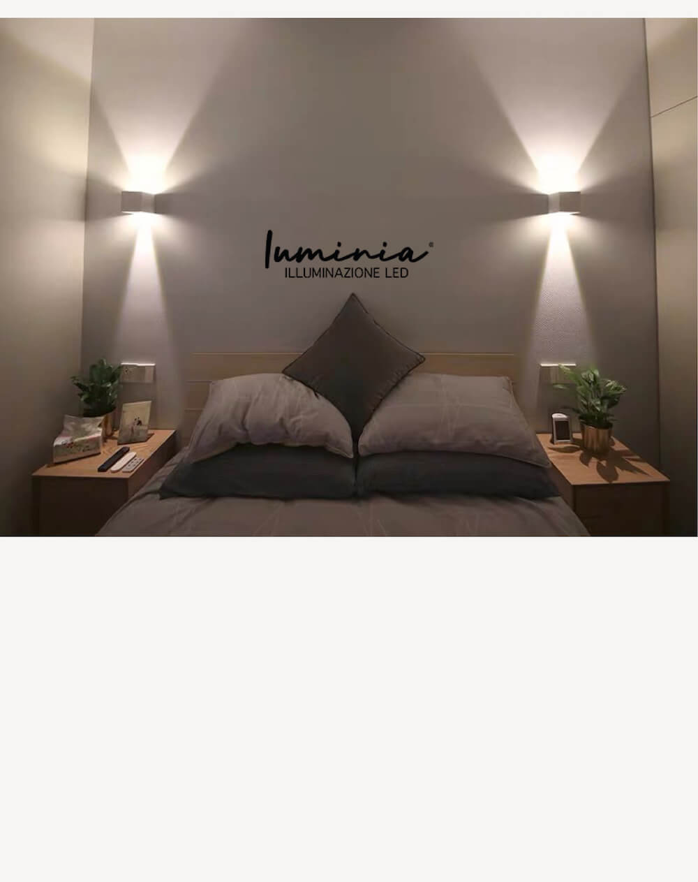 APPLIQUE CUBO BIANCO