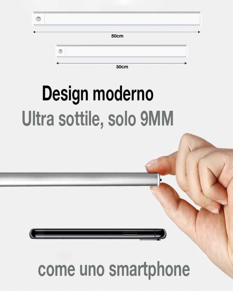 LUCE LED ARMADIO RICARICABILE Immagine secondaria del prodotto