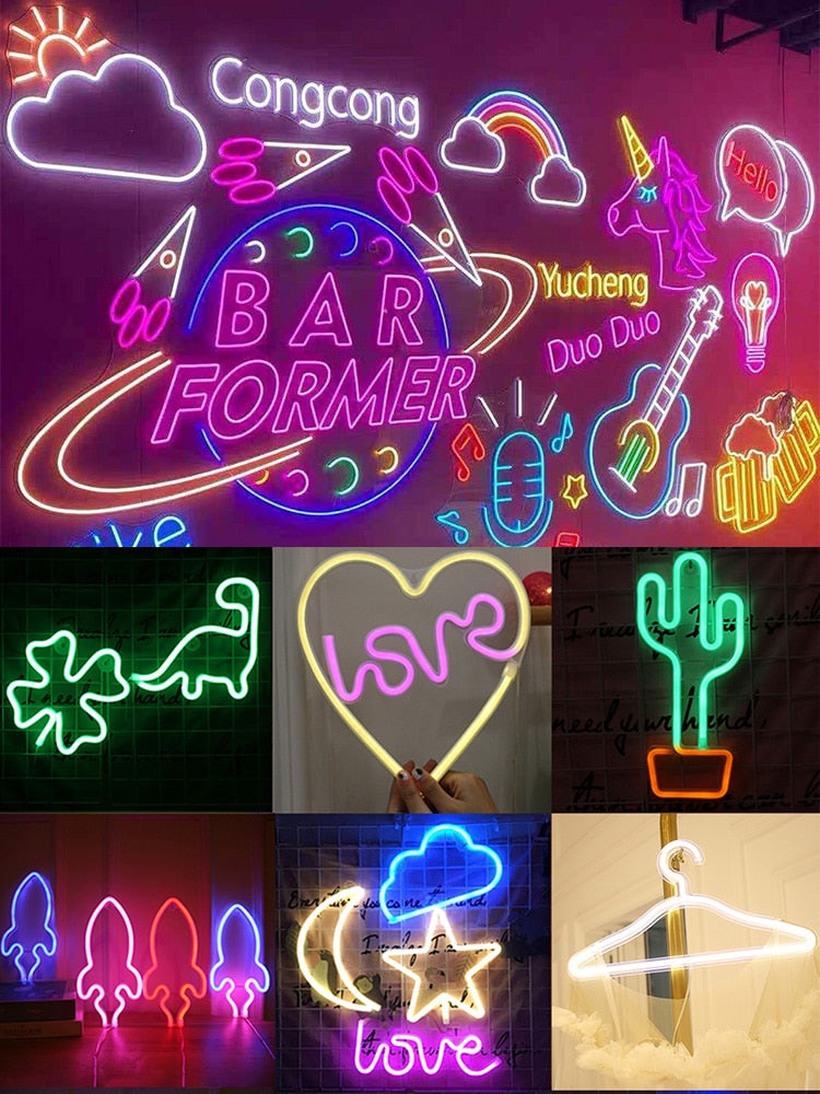 Neon Led Flessibile DIY Con USB 2M