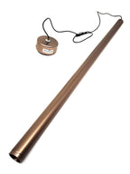 Pendente Led Tubo Evo Nero/Oro Scuro 5w 3000K