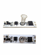 Interruttore Touch dimmer con luce Giallo per profilo alluminio LED 8A 12/24V