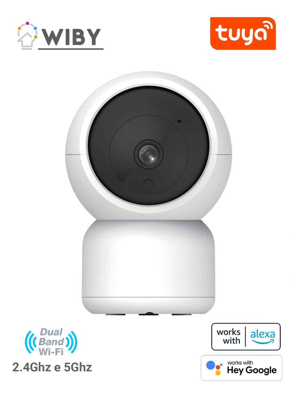 Telecamera da Interno Wifi 2.4G/5G Intelligente (tv-308-2mp)